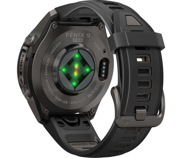 Garmin FENIX 9 PRO INREACH 43MM DLC SPORTKLOCKA Svart