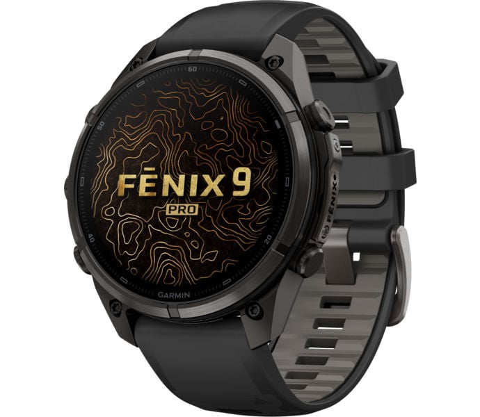 Garmin FENIX 9 PRO INREACH 47MM DLC SPORTKLOCKA Svart