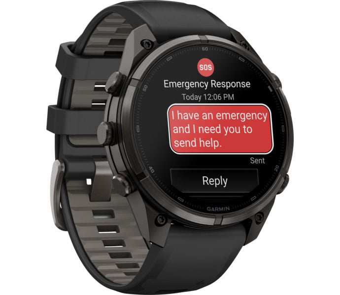Garmin FENIX 9 PRO INREACH 47MM DLC SPORTKLOCKA Svart