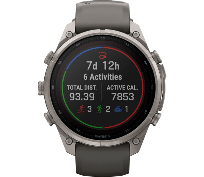 Garmin FENIX 9 PRO INREACH SOLAR TI 47MM SPORTKLOCKA Grå