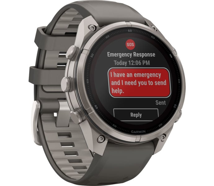 Garmin FENIX 9 PRO INREACH SOLAR TI 47MM SPORTKLOCKA Grå