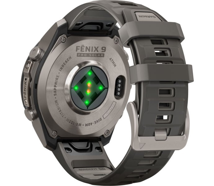 Garmin FENIX 9 PRO INREACH SOLAR TI 47MM SPORTKLOCKA Grå