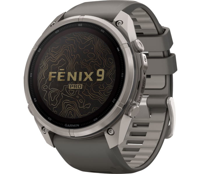 Garmin FENIX 9 PRO INREACH SOLAR TI 51MM SPORTKLOCKA Grå