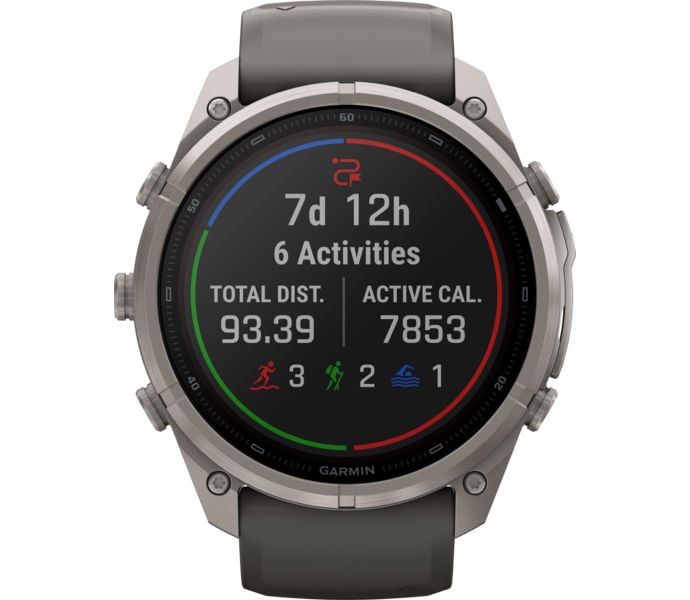 Garmin FENIX 9 PRO INREACH SOLAR TI 51MM SPORTKLOCKA Grå
