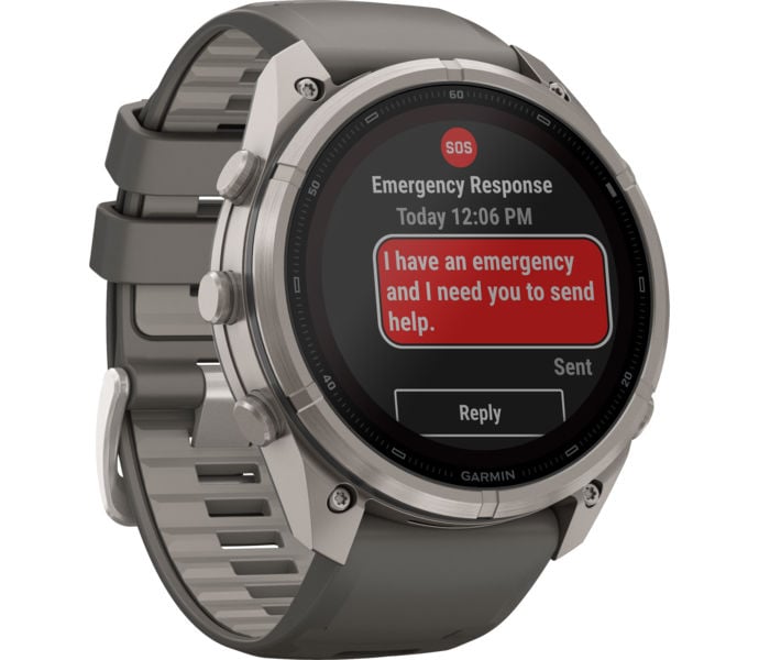 Garmin FENIX 9 PRO INREACH SOLAR TI 51MM SPORTKLOCKA Grå