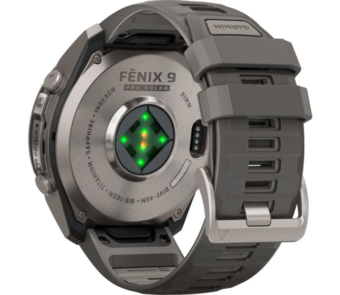 Garmin FENIX 9 PRO INREACH SOLAR TI 51MM SPORTKLOCKA Grå