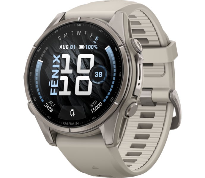 Garmin FENIX 9 43MM TI SPORTKLOCKA Vit