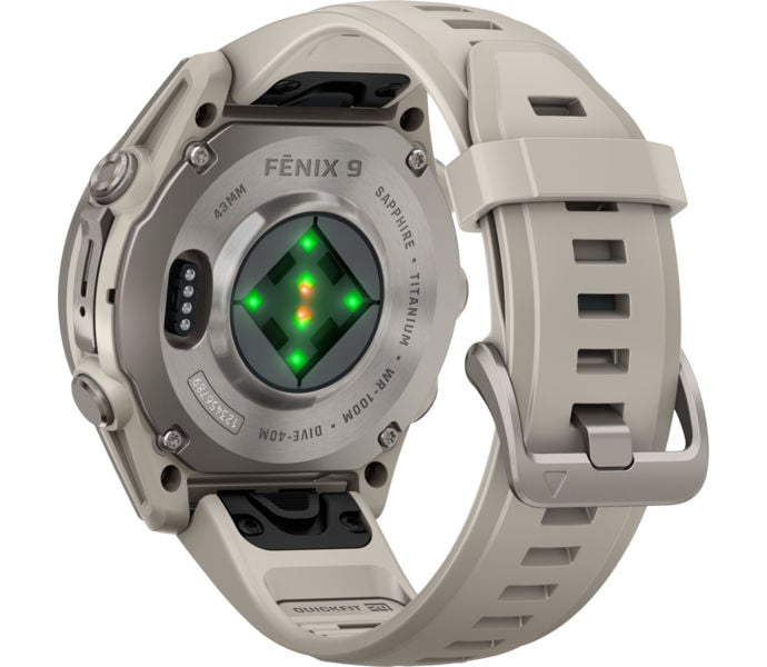 Garmin FENIX 9 43MM TI SPORTKLOCKA Vit