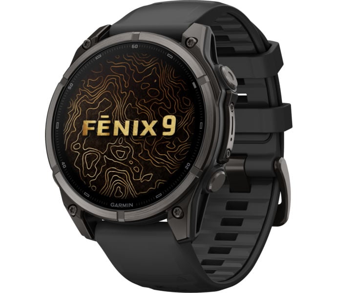 Garmin FENIX 9 47MM DLC SPORTKLOCKA Svart
