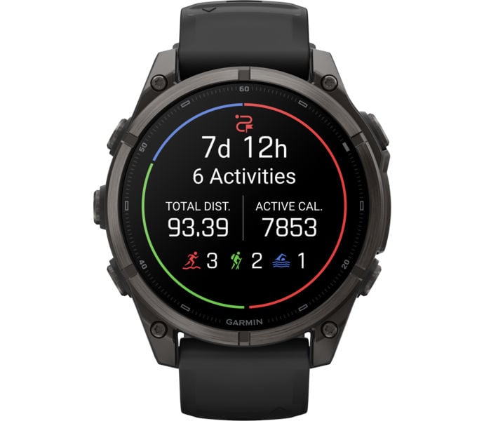 Garmin FENIX 9 47MM DLC SPORTKLOCKA Svart