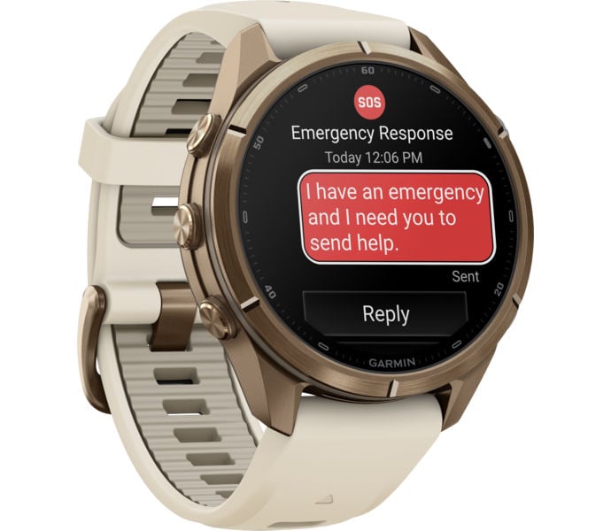 Garmin FENIX 9 PRO INREACH 43MM TI SPORTKLOCKA Guld