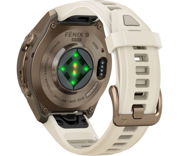 Garmin FENIX 9 PRO INREACH 43MM TI SPORTKLOCKA Guld
