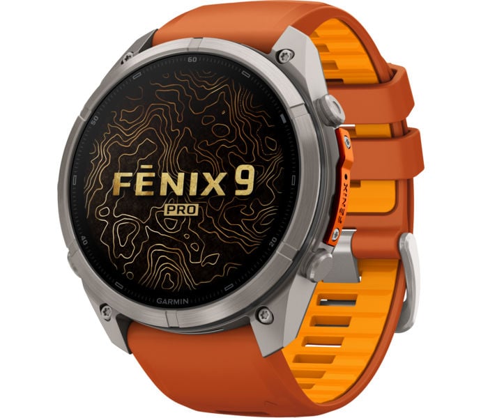 Garmin FENIX 9 PRO INREACH 51MM TI SPORTKLOCKA Orange