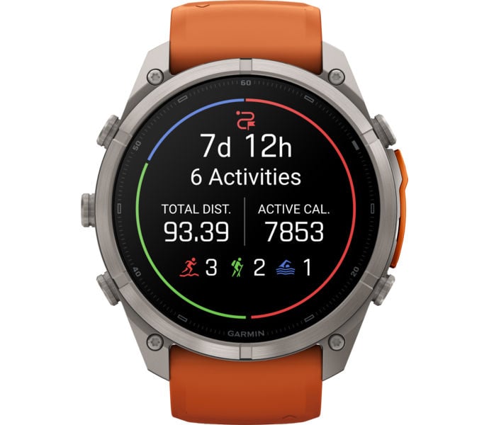 Garmin FENIX 9 PRO INREACH 51MM TI SPORTKLOCKA Orange