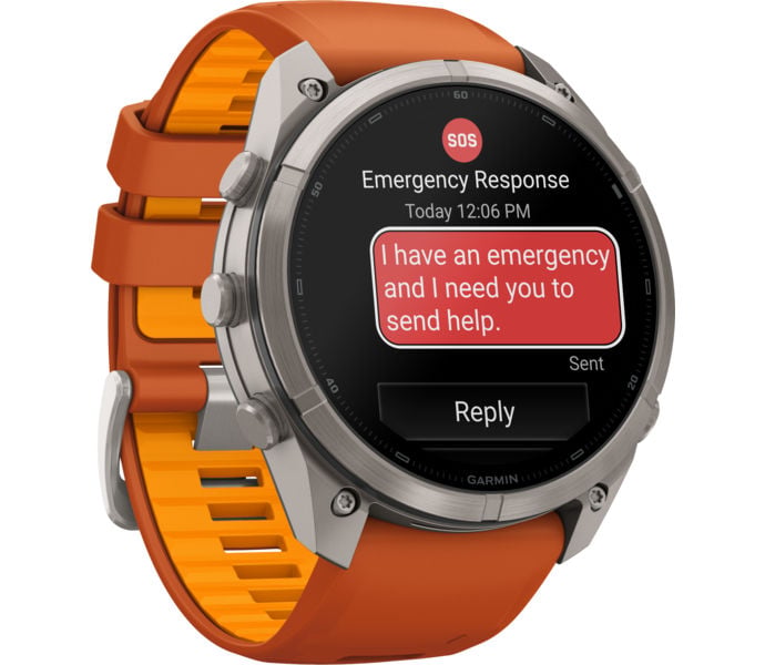 Garmin FENIX 9 PRO INREACH 51MM TI SPORTKLOCKA Orange