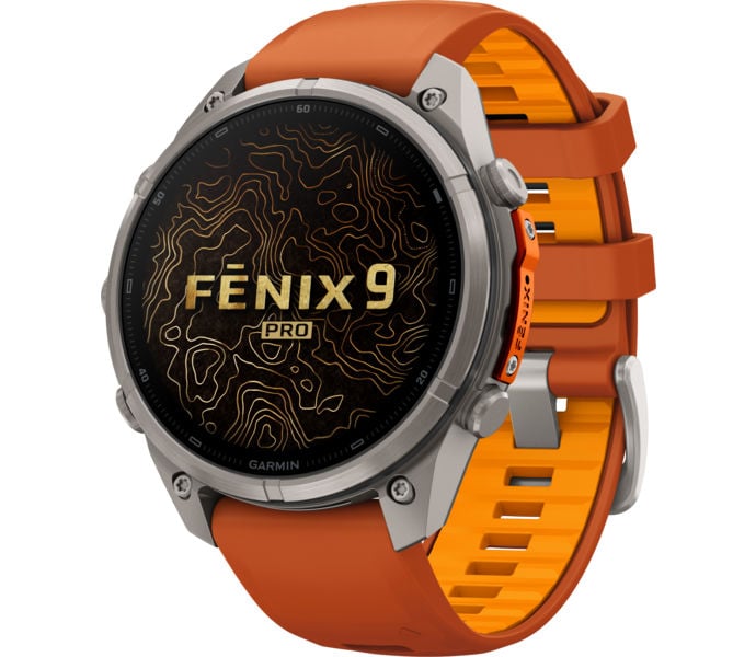 Garmin FENIX 9 PRO INREACH 47MM TI SPORTKLOCKA Orange