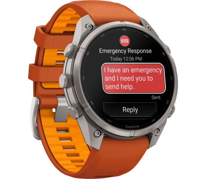 Garmin FENIX 9 PRO INREACH 47MM TI SPORTKLOCKA Orange