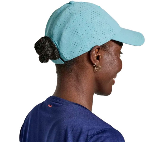 Saucony OUTPACE PETITE HAT LÖPARKEPS Blå