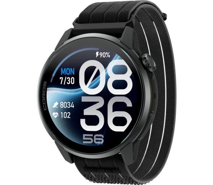 Coros PACE 4 PRO NYLON SPORTKLOCKA Svart