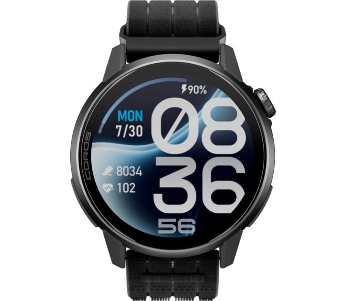 Coros PACE 4 PRO NYLON SPORTKLOCKA Svart