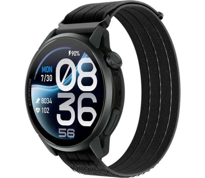 Coros PACE 4 PRO NYLON SPORTKLOCKA Svart