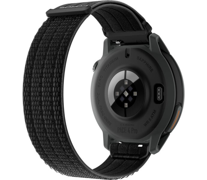 Coros PACE 4 PRO NYLON SPORTKLOCKA Svart